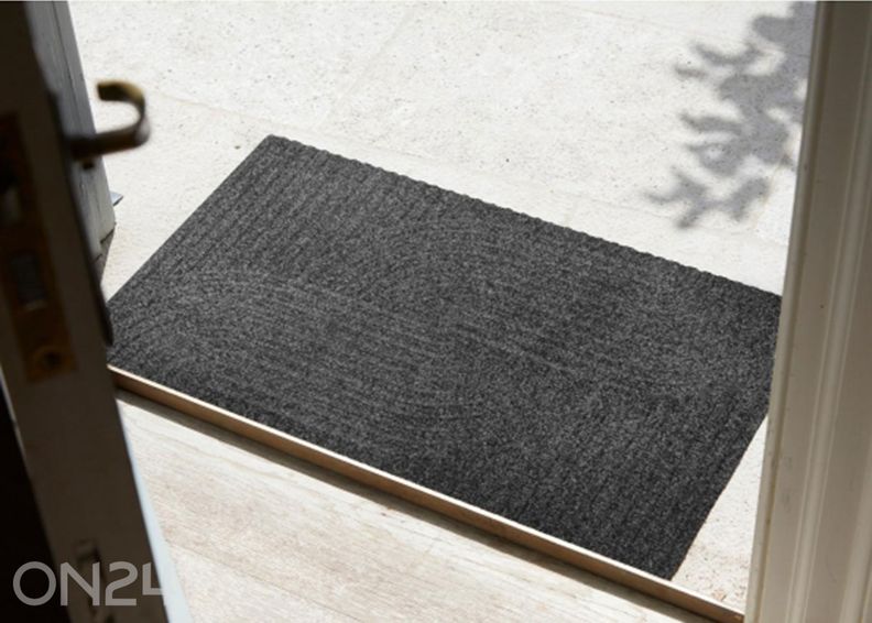 Uksematt Dune Loop dark grey 45x75 cm suurendatud