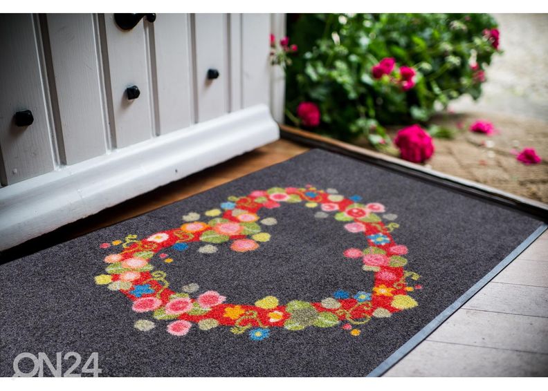 Uksematt Floral Romance 50x75 cm suurendatud