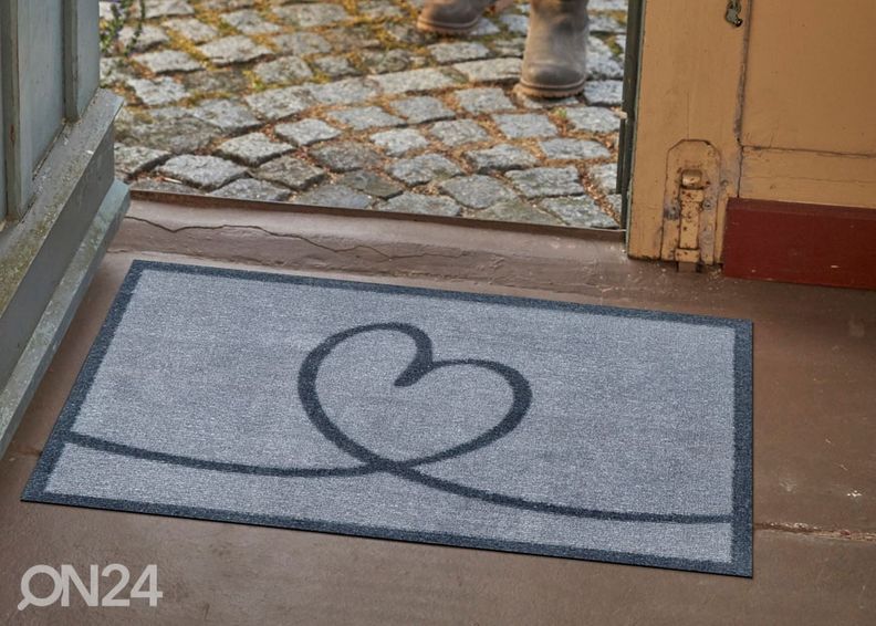 Uksematt Lovita grey 50x72 cm suurendatud