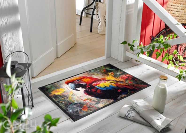 Uksematt Parry McParrot 50x75 cm suurendatud