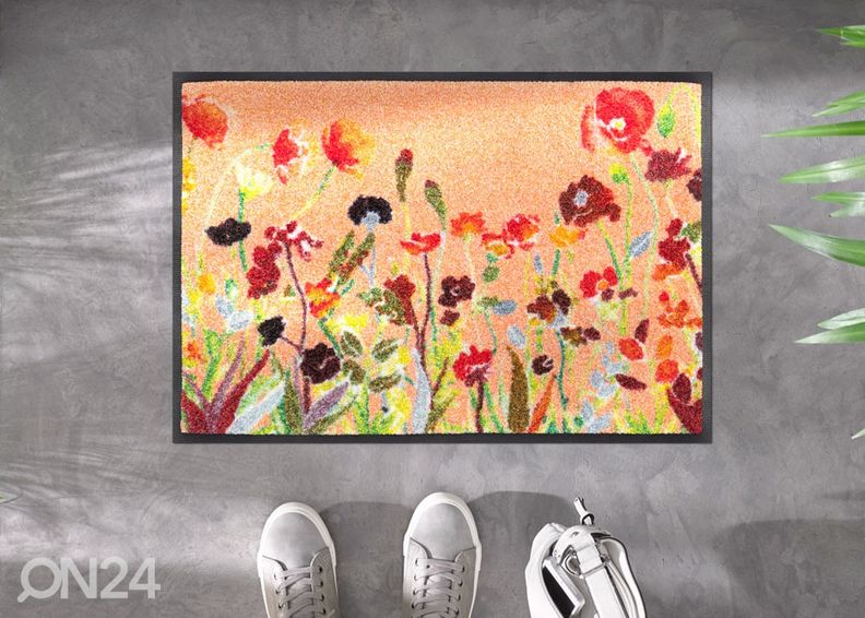Uksematt Wildflowers 50x75 cm suurendatud
