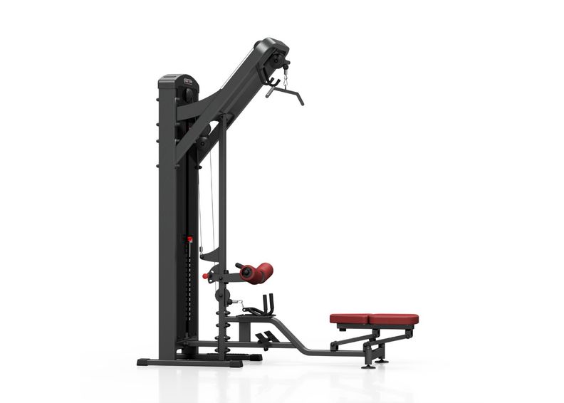 Ülatõmbe ja sõude trenažöör raskustega 2-in-1 Marbo Sport suurendatud