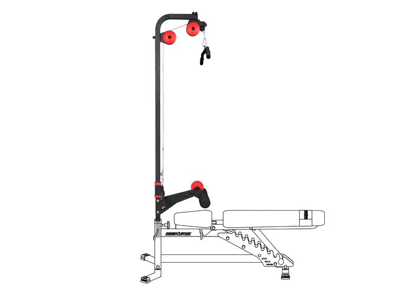 Ülatõmbe trenažöör seinale kinnituv Marbo Sport suurendatud