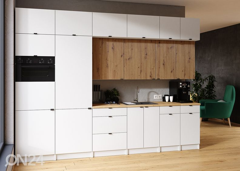 Ülemine köögikapp Lissone 80 cm suurendatud