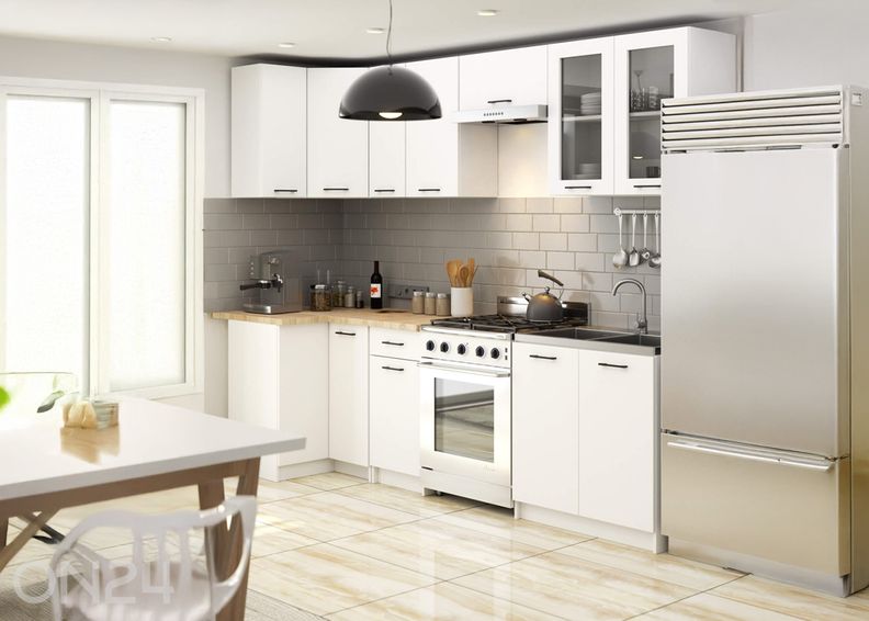 Ülemine köögikapp Visby 80 cm suurendatud