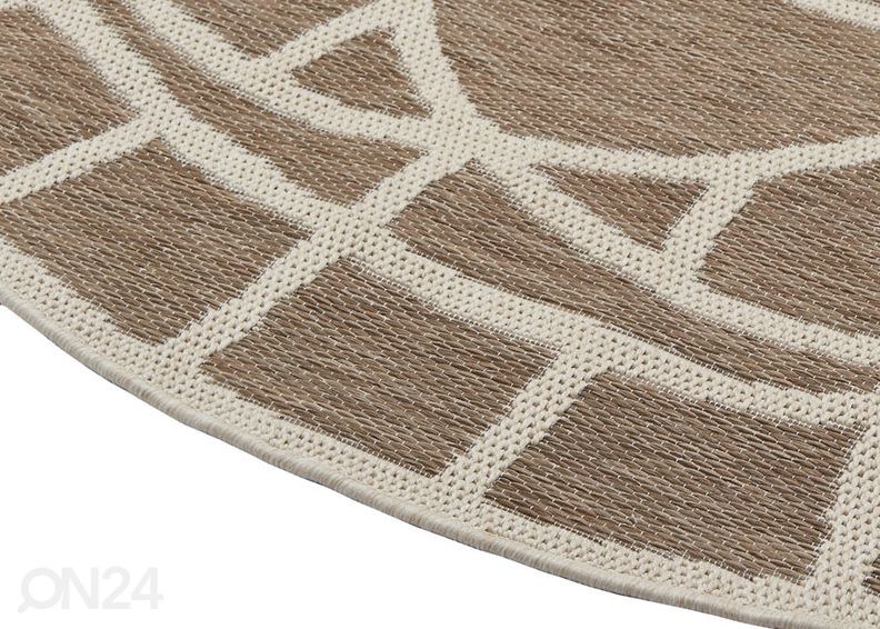 Ümmargune vaip Tondo Mink Ø194 cm suurendatud