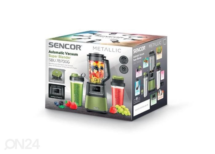 Vaakumblender Sencor Metallic SBU7870GG suurendatud