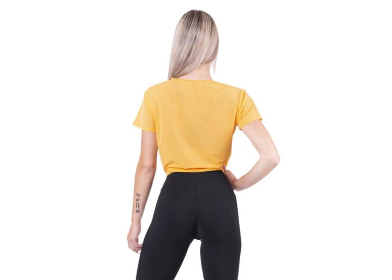 Vabaajasärk naistele T-Shirt Nebbia Tied Knot Letters suurendatud