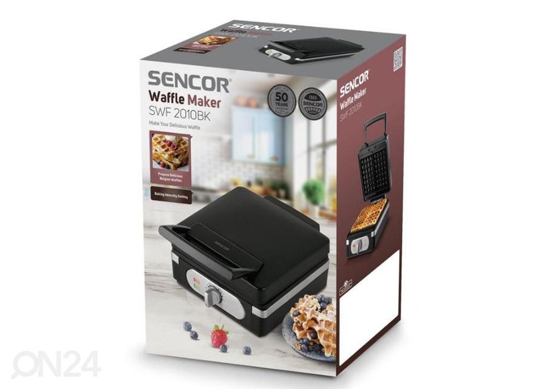 Vahvliküpsetaja Sencor SWF2010BK suurendatud