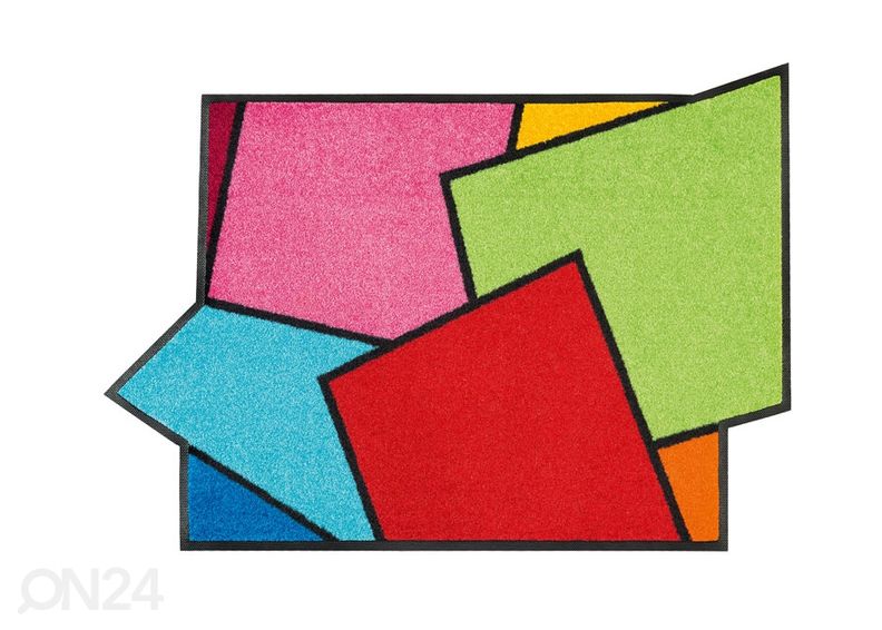 Vaip Crazy Cubes 60x85 cm suurendatud