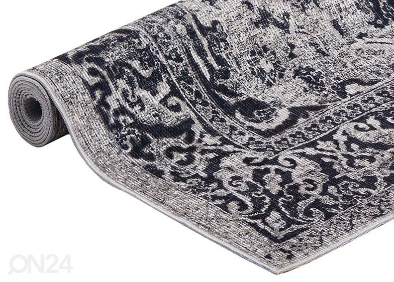 Vaip Edessa Grey Black suurendatud