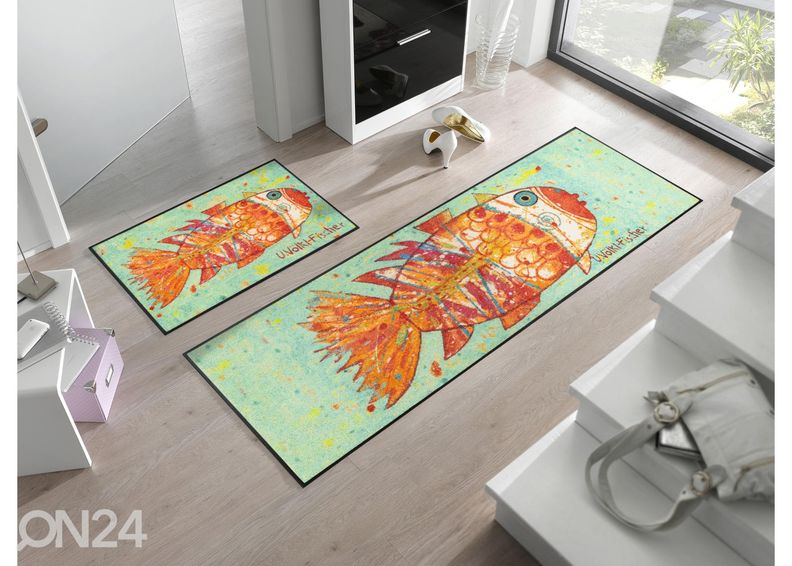 Vaip Funky Fish 60x180 cm suurendatud