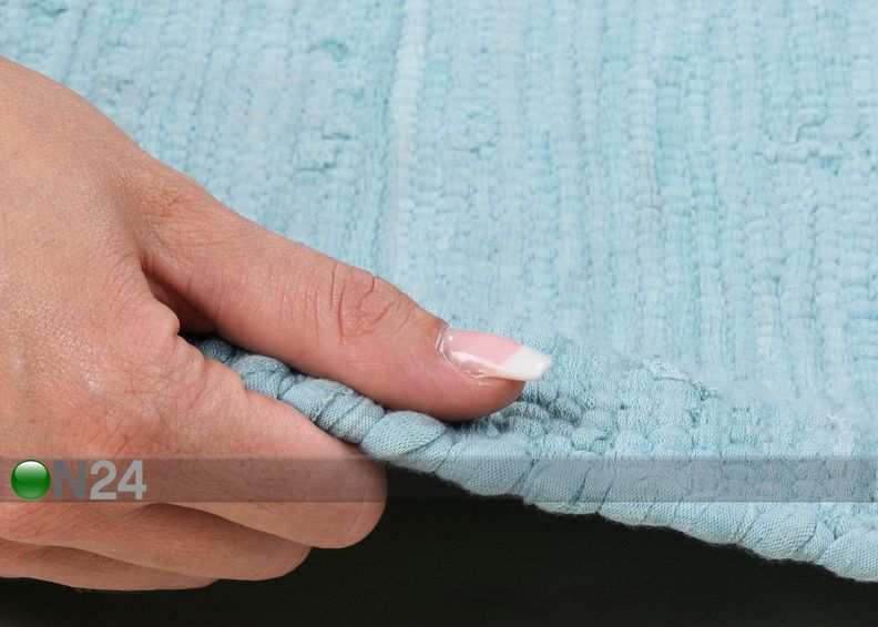 Vaip Happy Cotton 60x120 cm, helesinine suurendatud