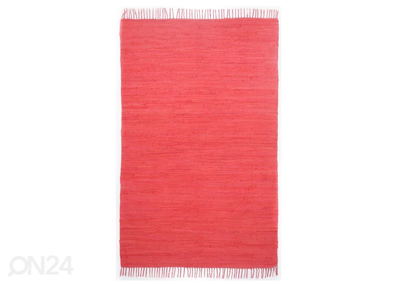 Vaip Happy Cotton UNI 160x230 cm, punane suurendatud