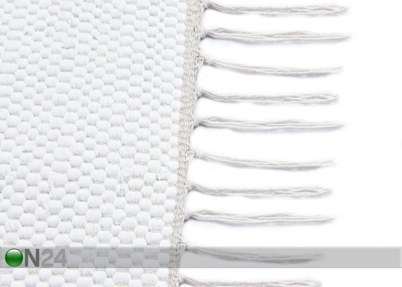 Vaip Happy Cotton Uni 160x230 cm, valge suurendatud