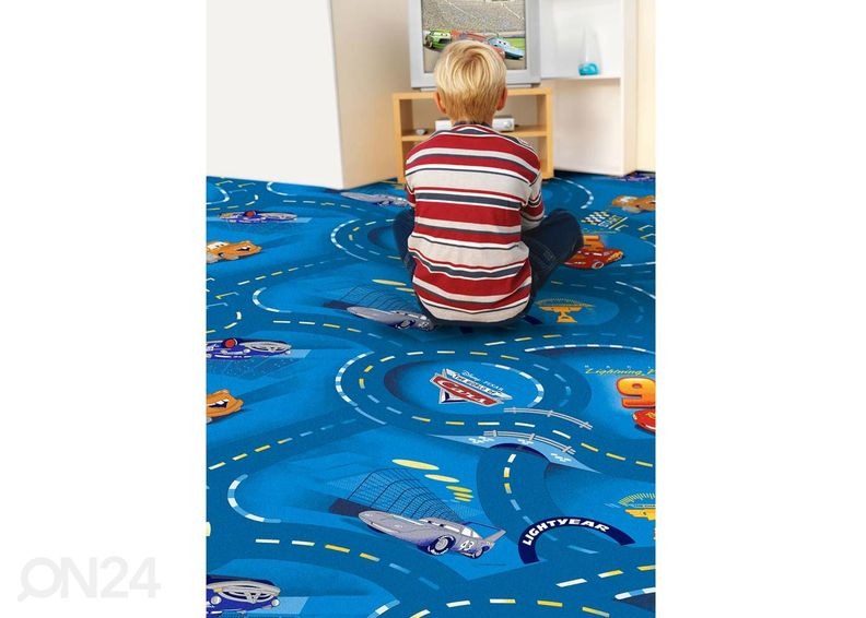 Vaip lastetuppa World Of Cars 160x240 cm suurendatud