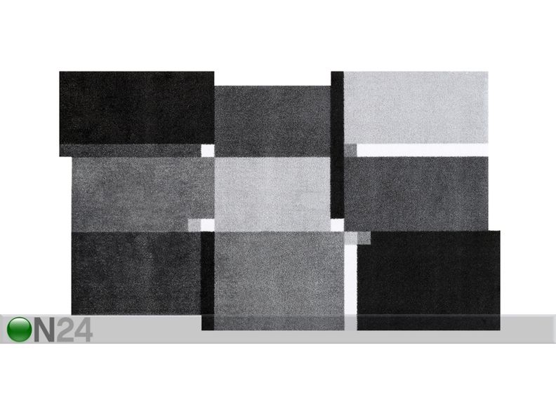 Vaip Living Squares black 70x120 cm suurendatud