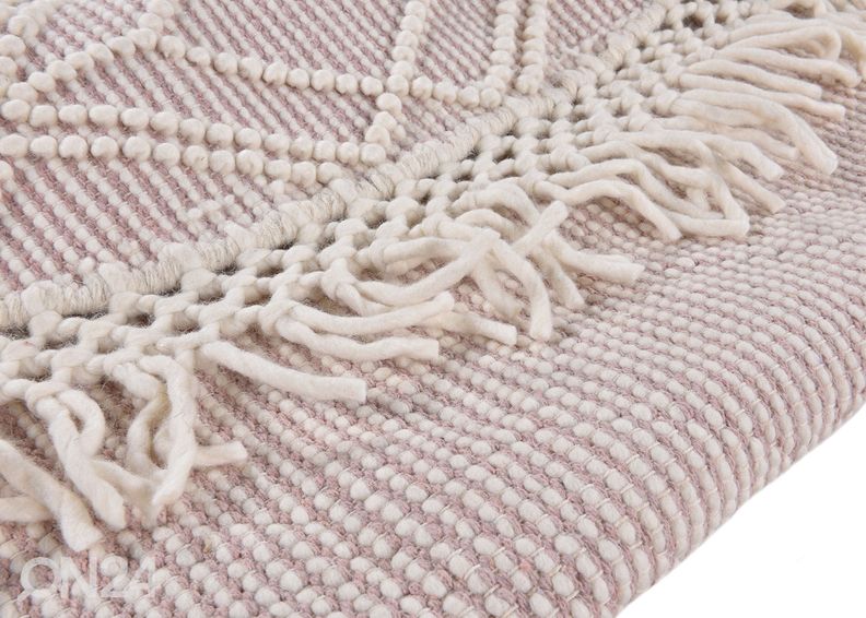 Vaip Tom Tailor Colored Macrame Ø140 cm roosa suurendatud