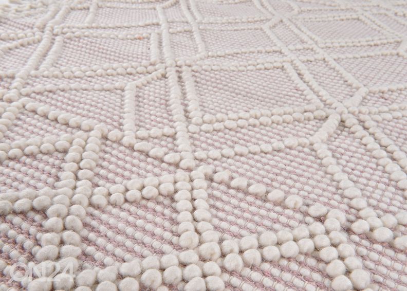 Vaip Tom Tailor Colored Macrame Ø140 cm roosa suurendatud