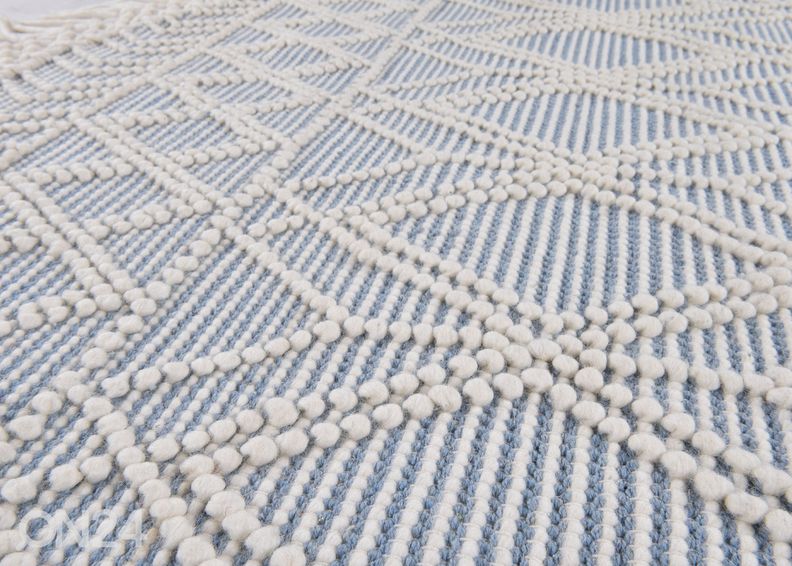 Vaip Tom Tailor Colored Macrame Ø140 cm sinine suurendatud