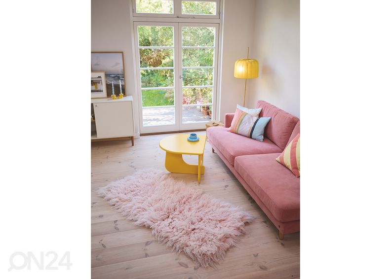 Vaip Tom Tailor Fluffy Uni 80x160 cm, roosa suurendatud