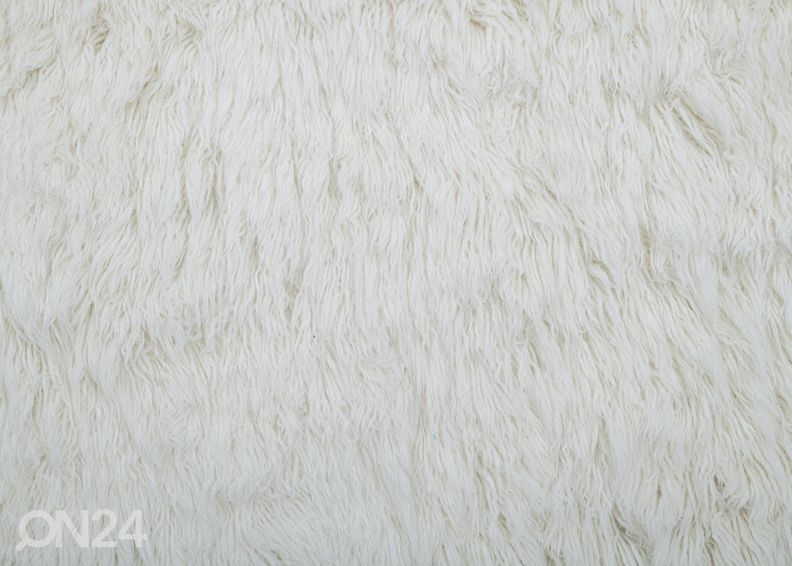 Vaip Tom Tailor Fluffy Uni 80x160 cm, valge suurendatud
