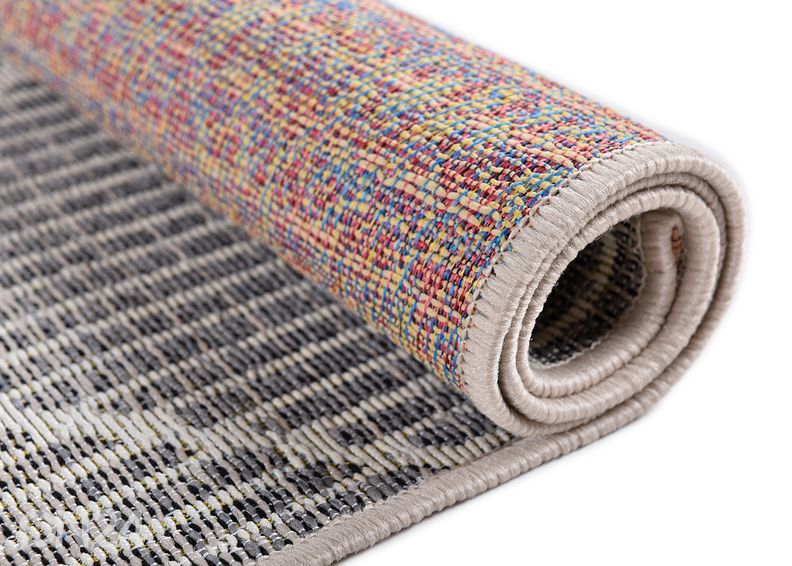 Vaip Tom Tailor Funky Outdoor Geometric, 80x165 cm beež suurendatud
