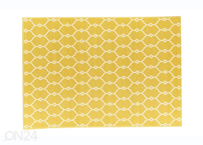 Vaip Trellis Yellow 133x190 cm suurendatud