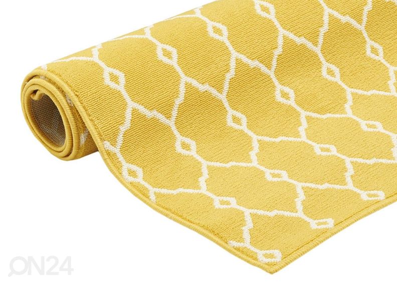 Vaip Trellis Yellow 133x190 cm suurendatud