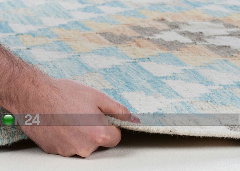 Vaip Vintage Check Kelim 65x135 cm suurendatud