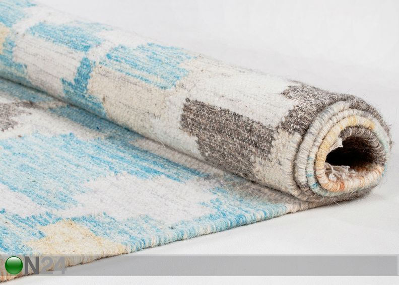 Vaip Vintage Check Kelim 65x135 cm suurendatud
