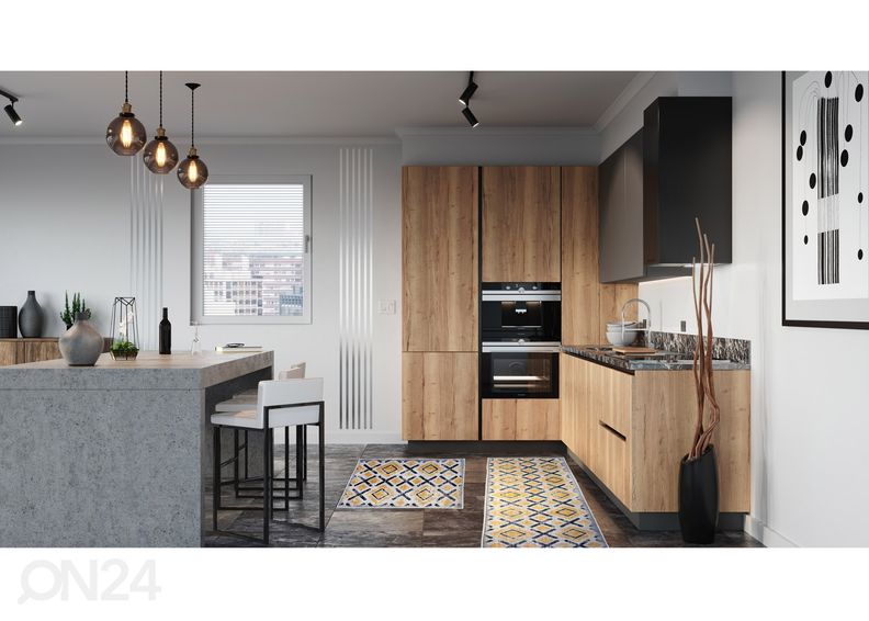 Vaipade komplekt Cross 50x80 cm + 50x150 cm suurendatud