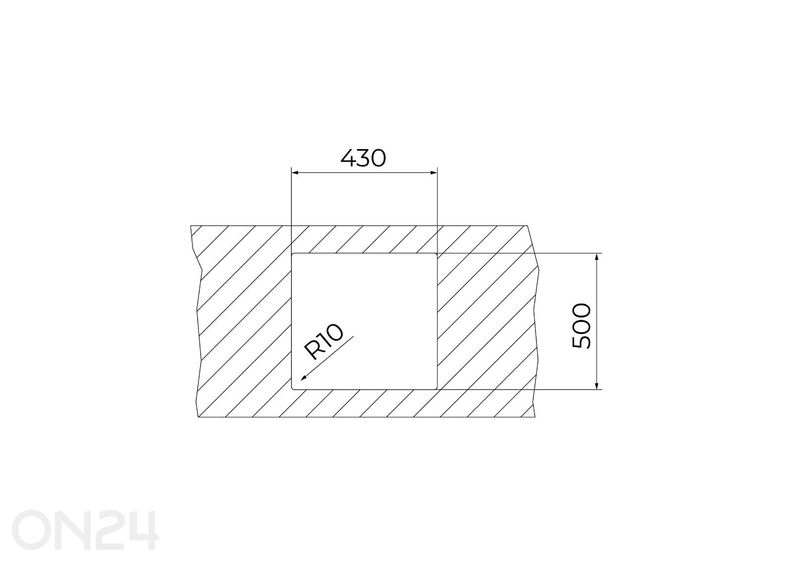 Valamu Teka ForLine RS15 40.40 suurendatud