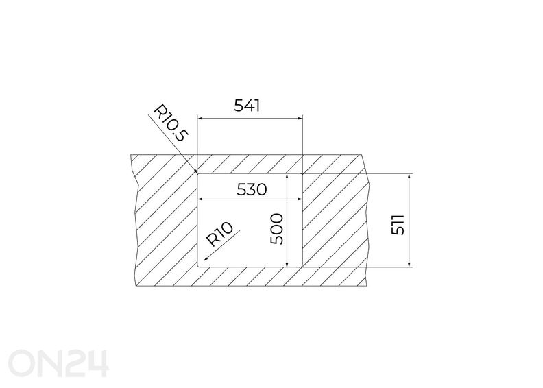 Valamu Teka ForLine RS15 50.40 suurendatud