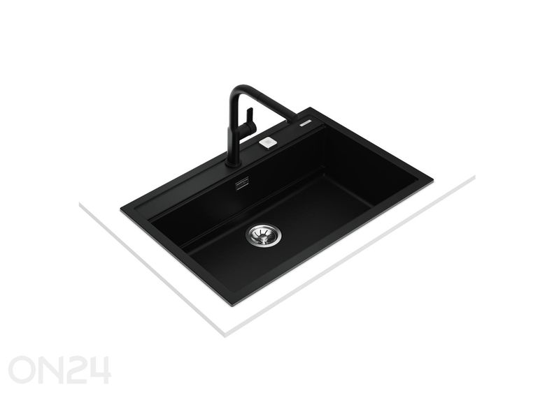 Valamu Teka Nova 80 WS-TG 1B, must suurendatud