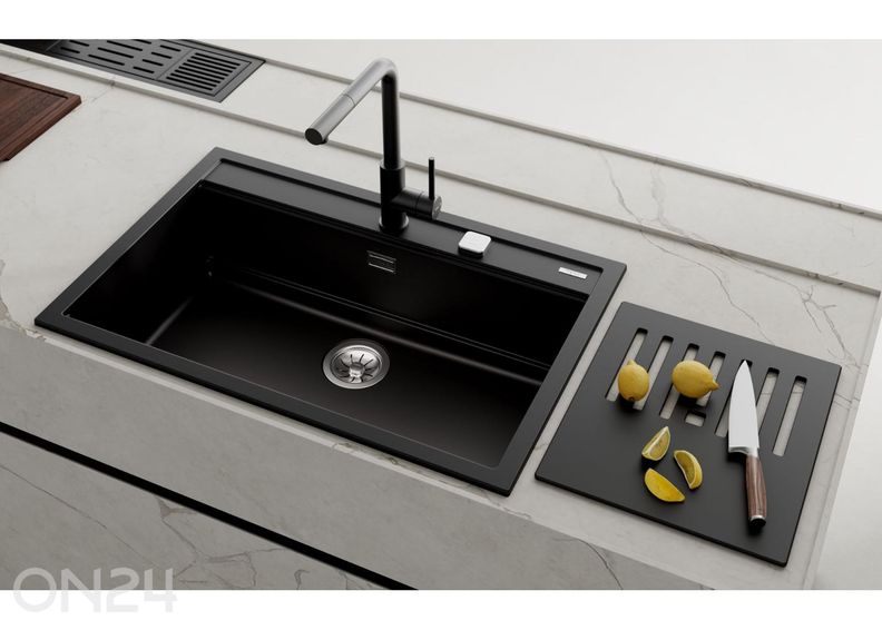 Valamu Teka Nova 80 WS-TG 1B, must suurendatud