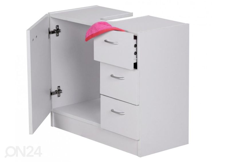 Valamukapp 63 cm, valge suurendatud