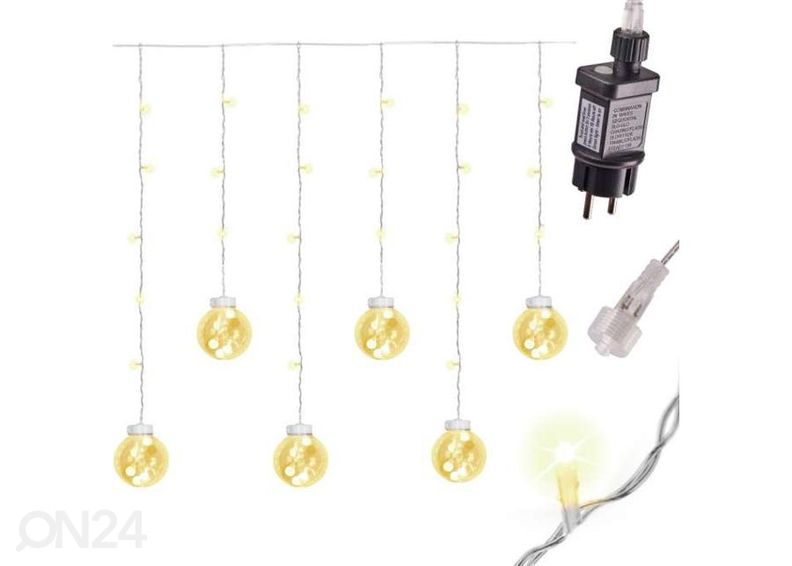 Valguskardin 3 m 108LED suurendatud