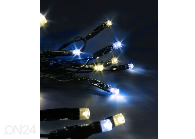 Valguskett Serie LED, soe ja külm valge 800cm suurendatud