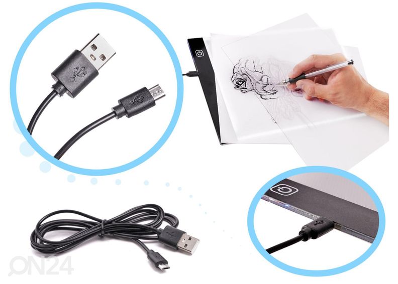 Valguslaud LED A3 suurendatud