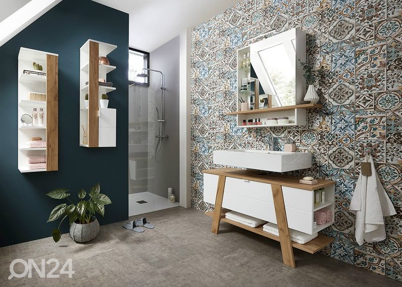 Valgustiga peegelkapp Novolino suurendatud