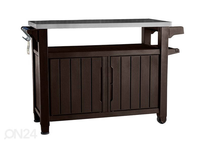 Väliköök Keter Unity XL 52x134 cm, pruun suurendatud