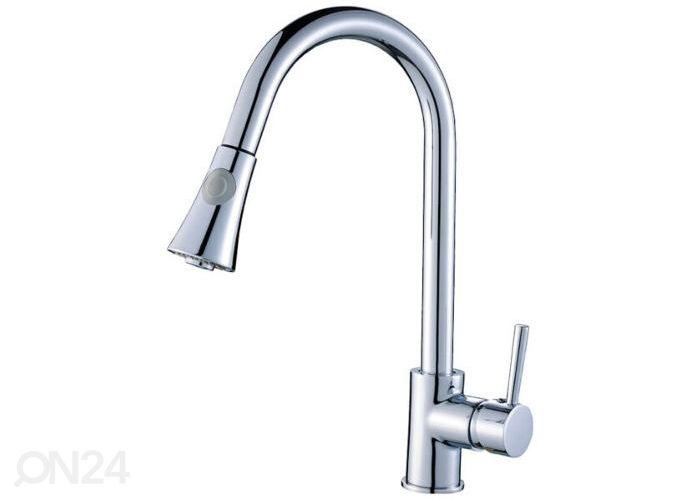 Väljatõmmatava tilaga valamusegisti Laveo Daru suurendatud