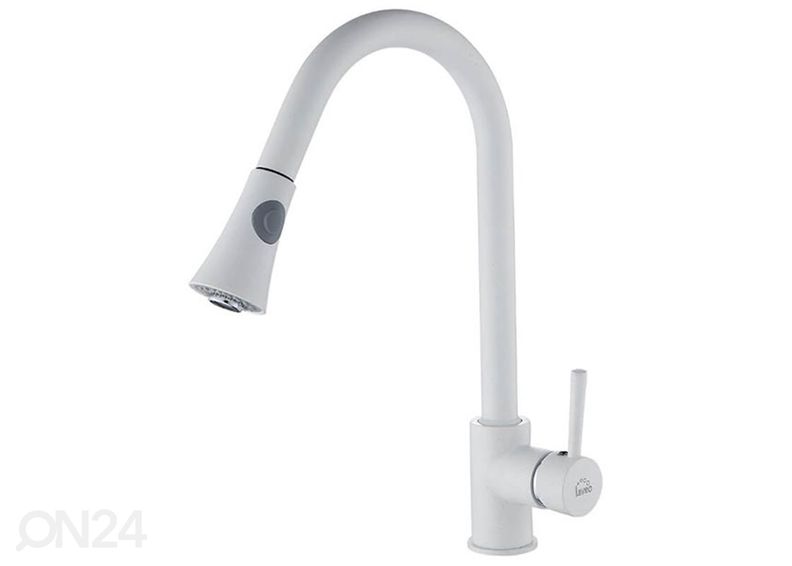 Väljatõmmatava tilaga valamusegisti Laveo Daru suurendatud