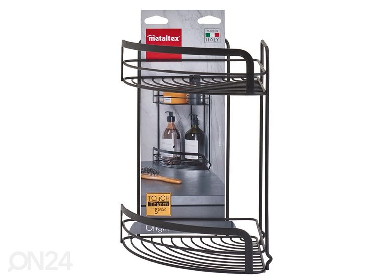 Vannitoa nurgariiul Origin, 20x20x30 cm, must suurendatud