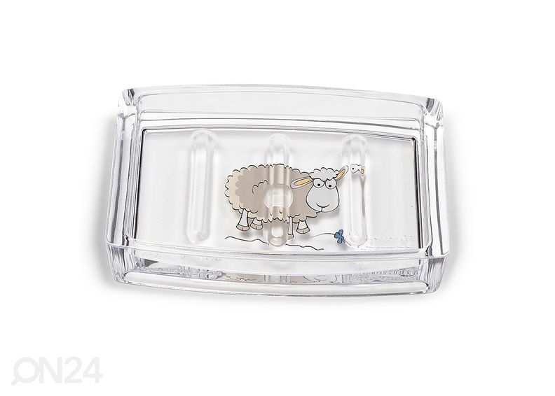 Vannitoa tarvikute komplekt Tatkraft Acryl 4 Funny Sheep suurendatud