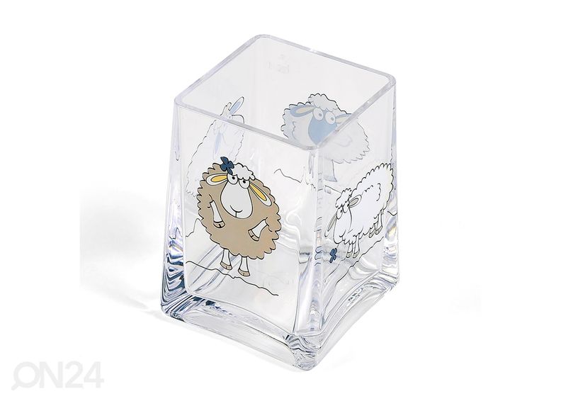 Vannitoa tarvikute komplekt Tatkraft Acryl 4 Funny Sheep suurendatud