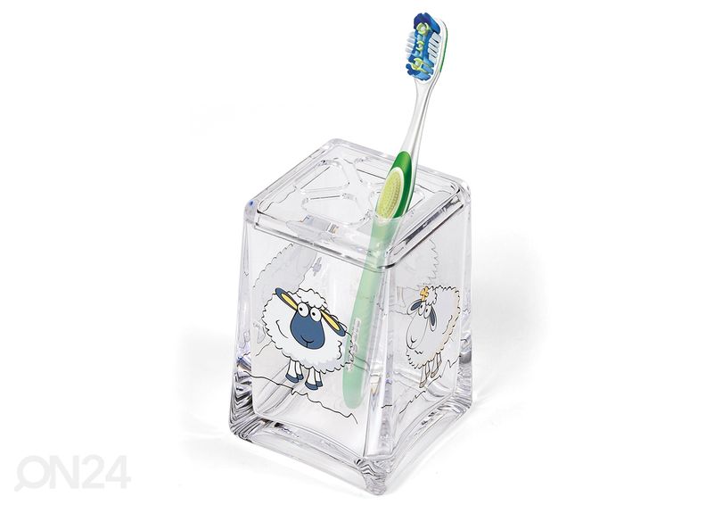 Vannitoa tarvikute komplekt Tatkraft Acryl 4 Funny Sheep suurendatud