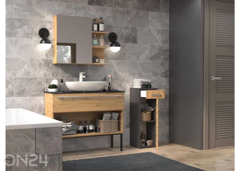 Vannitoakapp 30 cm suurendatud