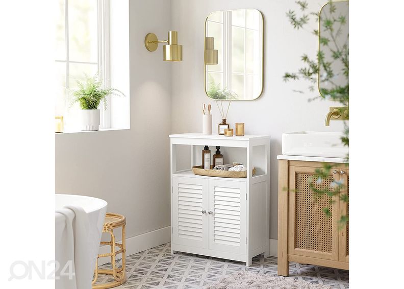 Vannitoakapp 60 cm, valge suurendatud